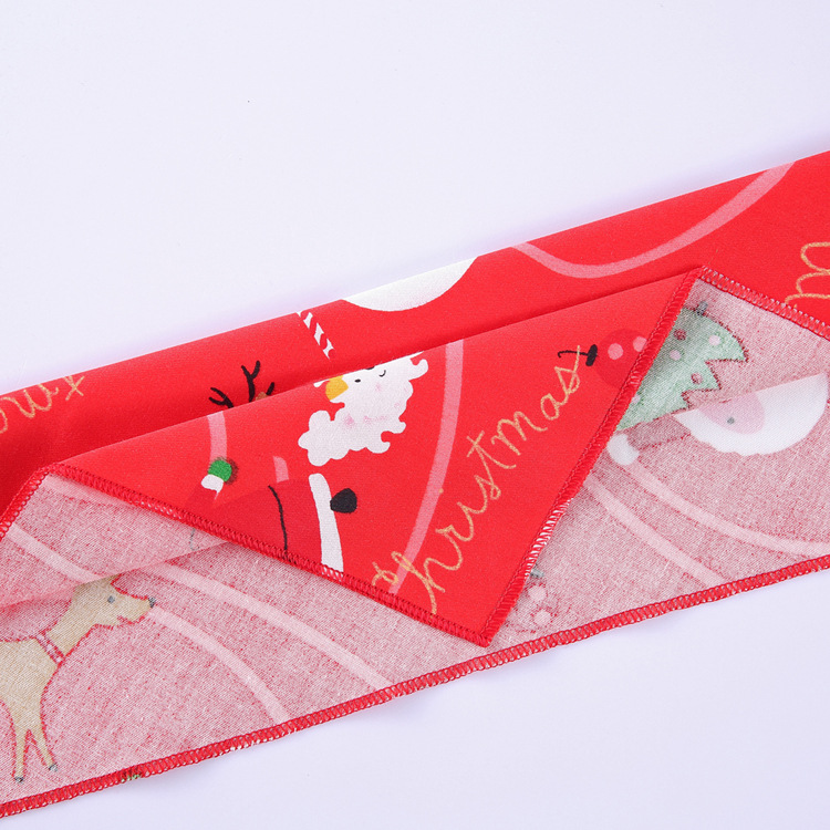 Pet Printed Triangle Scarf Plaid Striped Revival Christmas Dog Birthday Bib Large Dog Triangle Scarf Scarf