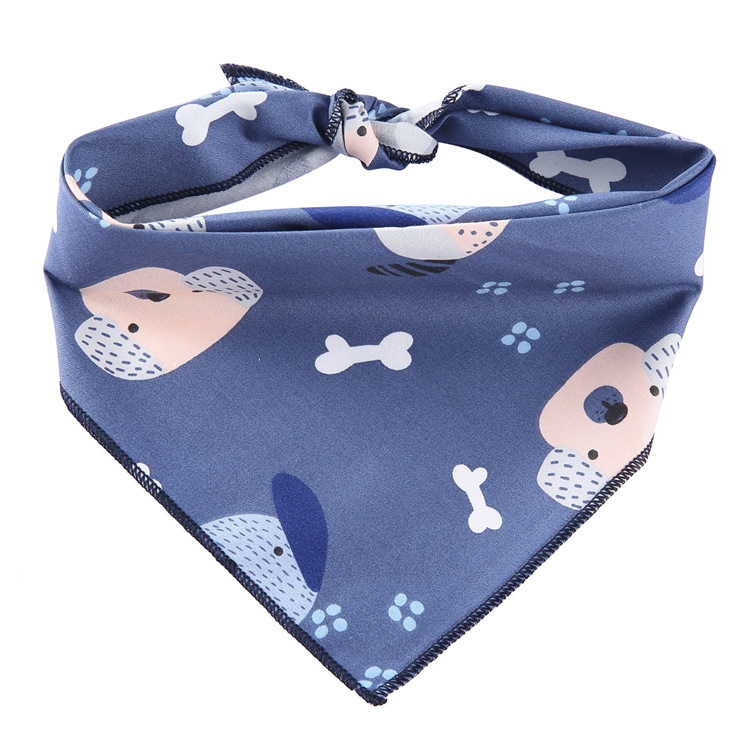 Pet Printed Triangle Scarf Plaid Striped Revival Christmas Dog Birthday Bib Large Dog Triangle Scarf Scarf