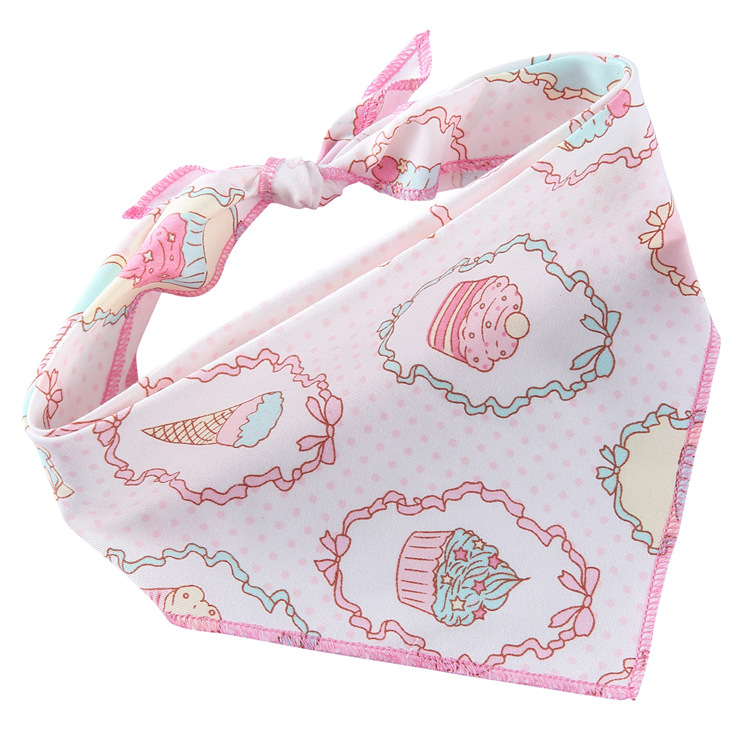 Pet Printed Triangle Scarf Plaid Striped Revival Christmas Dog Birthday Bib Large Dog Triangle Scarf Scarf