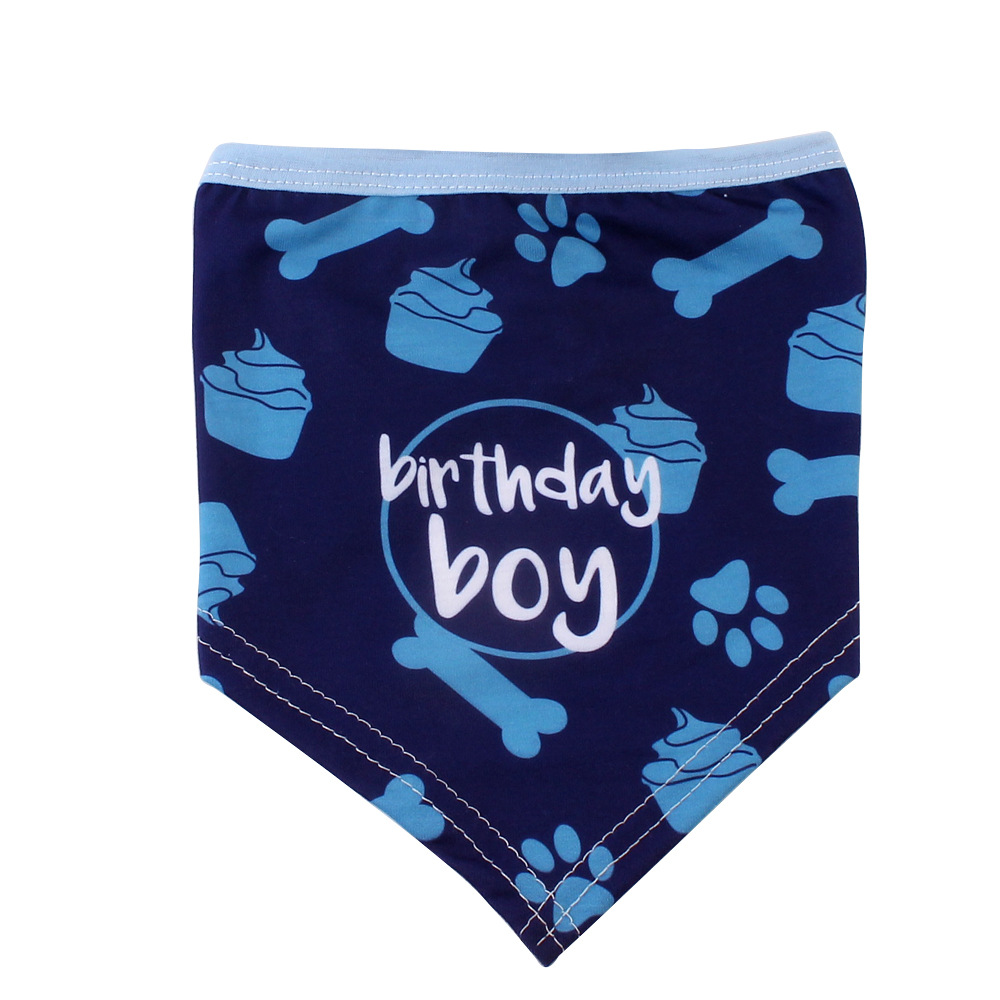European and American New Pet Triangular Scarf Pet Supplies Dog Scarf Scarf Pet Collar Bib Bib Dog Collar