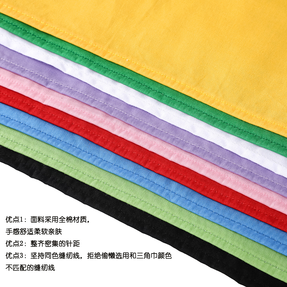 Cross-Border Hot Pet Customization Cotton Saliva Towel Customized Dog Triangular Binder Printing Pet Triangular Scarf Triangular Binder Customized