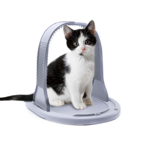 Pet cat toy arch cat scratch board cat hair rub massager cat tickle comb cat tickle brush