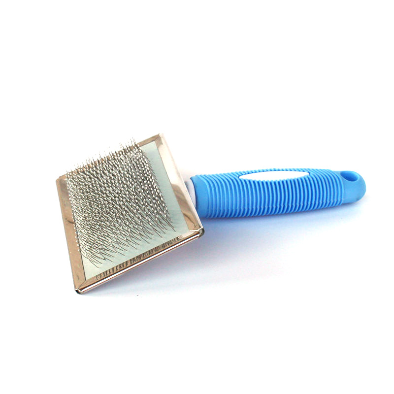 High Quality Pet Comb Soft Rubber Handle Beauty Comb Cat Dog Massage Comb Knot Hair Removal Brush Supplies