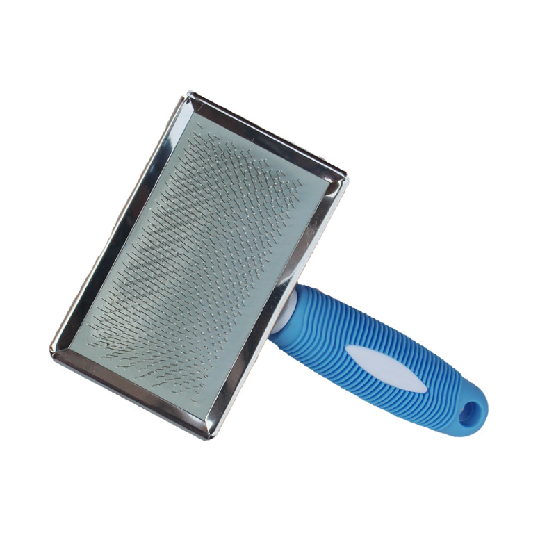 High Quality Pet Comb Soft Rubber Handle Beauty Comb Cat Dog Massage Comb Knot Hair Removal Brush Supplies High Quality Pet Comb Soft Rubber Handle Beauty Comb Cat Dog Massage Comb Knot Hair Removal Brush Supplies
