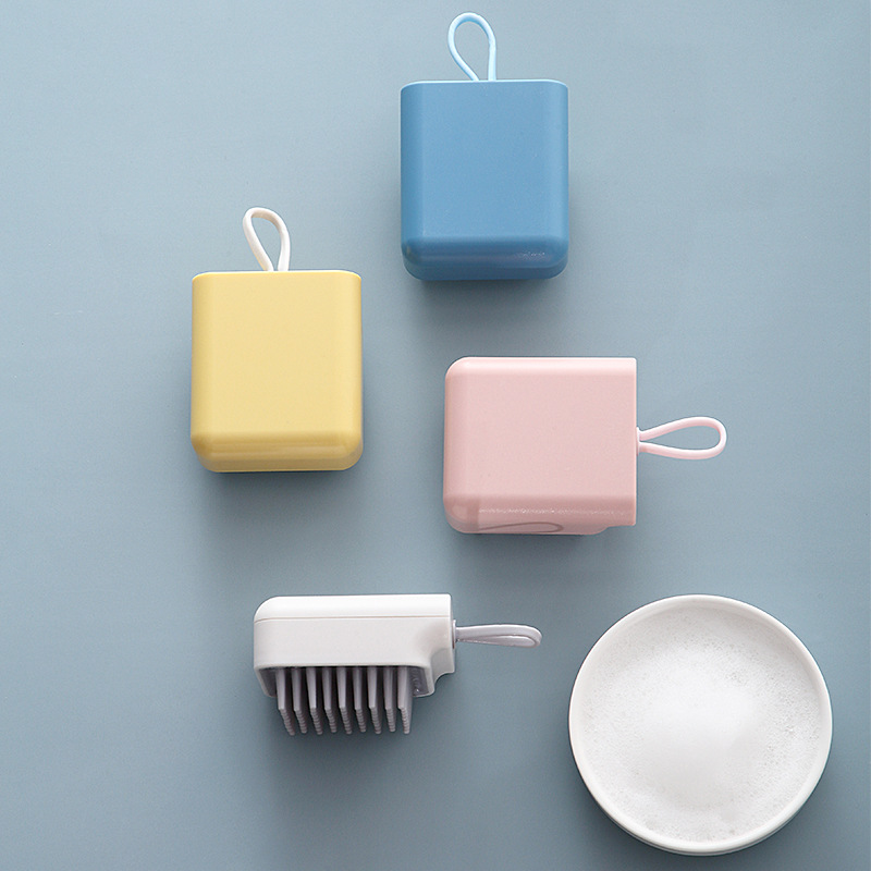 Collection Original Silicone Shampoo Brush Portable Shampoo Massage Brush Wet and Dry Dual-Use Pet Shower Brush Handheld Shampoo Comb