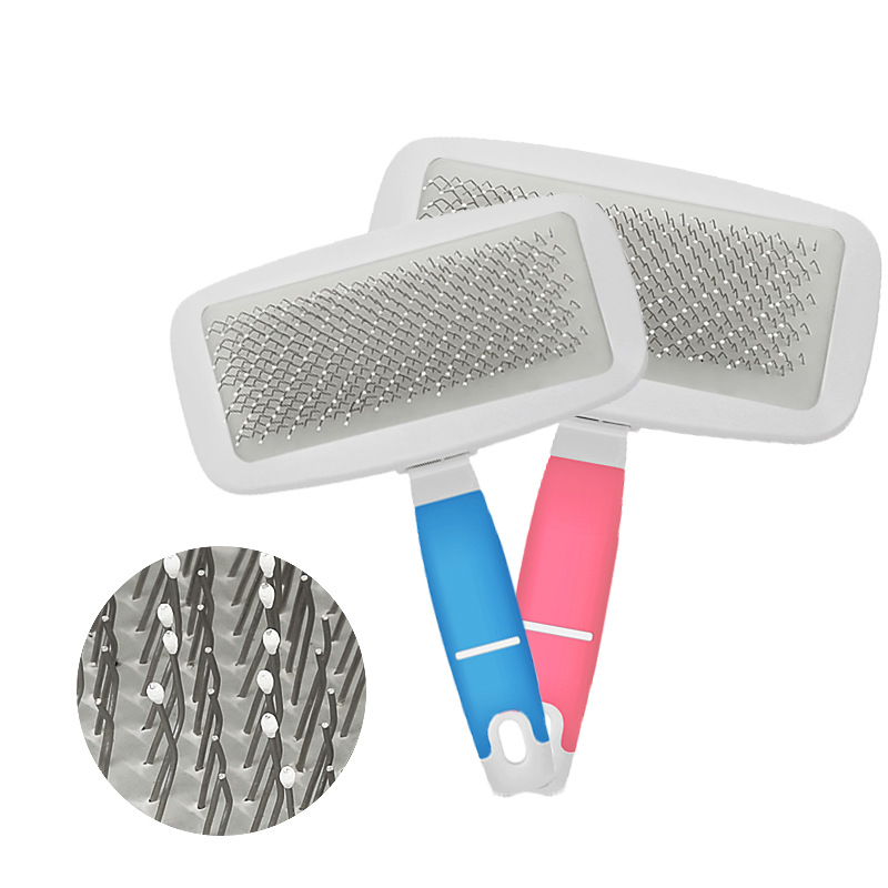 [Send Toys] Pet Dog Comb Dogs and Cats Brush Dog Hair Comb Golden Retriever Teddy Medium Large Dog Needle Comb Supplies