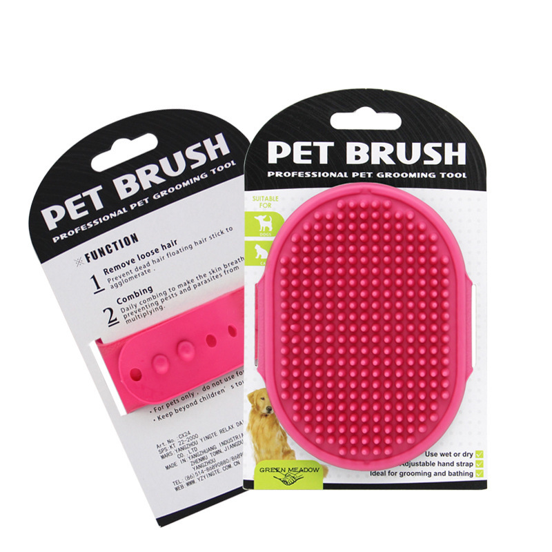 Pet Supplies Pet Shower Brush Dog Cleaning Brush Rubber Gloves Animal Bath Comb