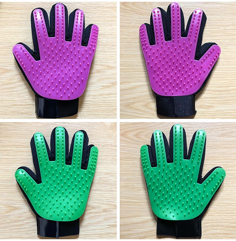 Pet Supplies Comb Cleaning Massage Pet Bathing Gloves Comb Brush Sticky Hair Cat Petting Dog Hair Removal Gloves
