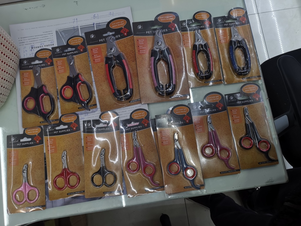 Pet Nail Clipper Pet Scissors Nail Scissors Sharp Stainless Steel Head Small Dog Pet Supplies Dog Nails