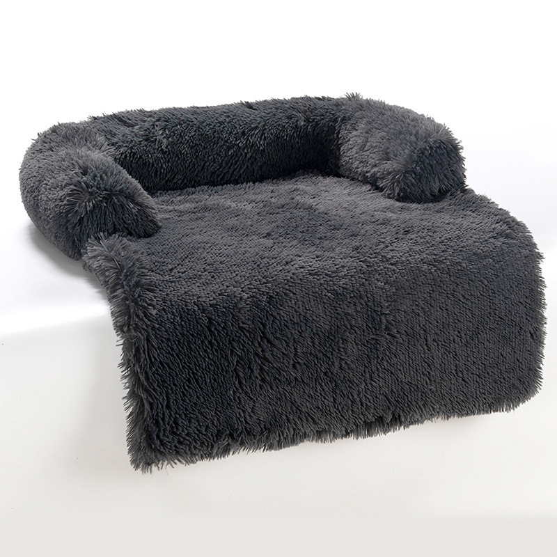 Amazon Hot Kennel Plush Kennel Pet Sofa Cat Nest Removable and Washable Warm Pet Blanket Dog Mat