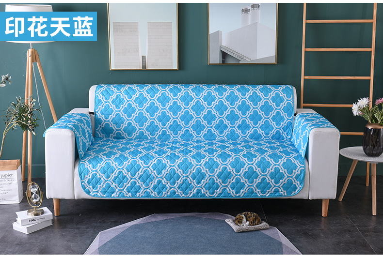 Pet Sofa Cushion New Printed Dog Cat Waterproof Sofa Cushion Amazon Hot Sofa Protective Cover
