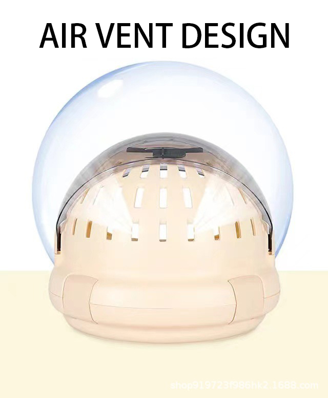Space Capsule Cat Pet Backpack Transparent Dog Backpack out Breathable and Portable Pet Bag Chest Backpack