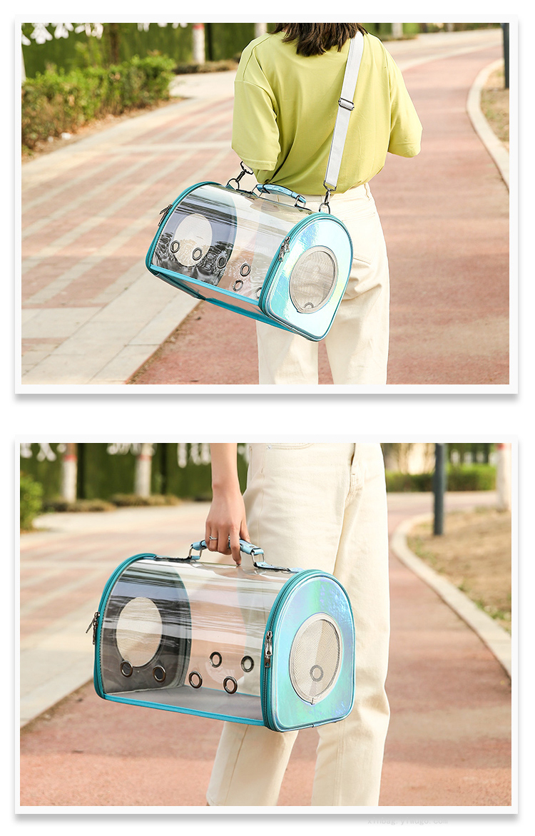 Cat Bag Outing Carry Bag Cat Pet Backpack Portable Crossbody Travel Space Capsule 5612
