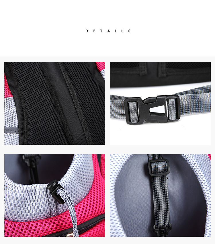 Pet Backpack Dog Backpack Chest Bag Portable Travel Breathable Dog Bag Pet Supplies Backpack