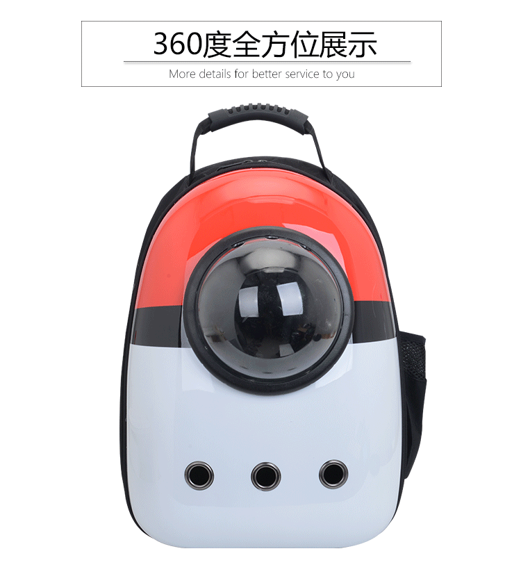 Factory Direct Sales Capsule Pet Bag Outing Carry Bag Pet Backpack Dog Bag Cat Backpack Cross-Border Exclusive