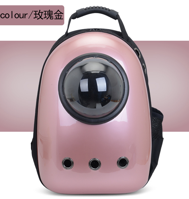 Factory Direct Sales Capsule Pet Bag Outing Carry Bag Pet Backpack Dog Bag Cat Backpack Cross-Border Exclusive