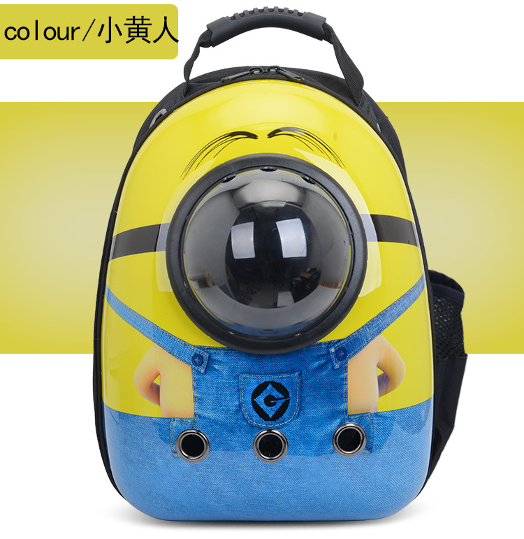 Factory Direct Sales Capsule Pet Bag Outing Carry Bag Pet Backpack Dog Bag Cat Backpack Cross-Border Exclusive