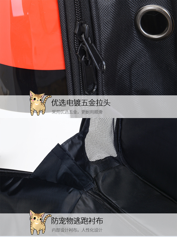 Factory Direct Sales Capsule Pet Bag Outing Carry Bag Pet Backpack Dog Bag Cat Backpack Cross-Border Exclusive