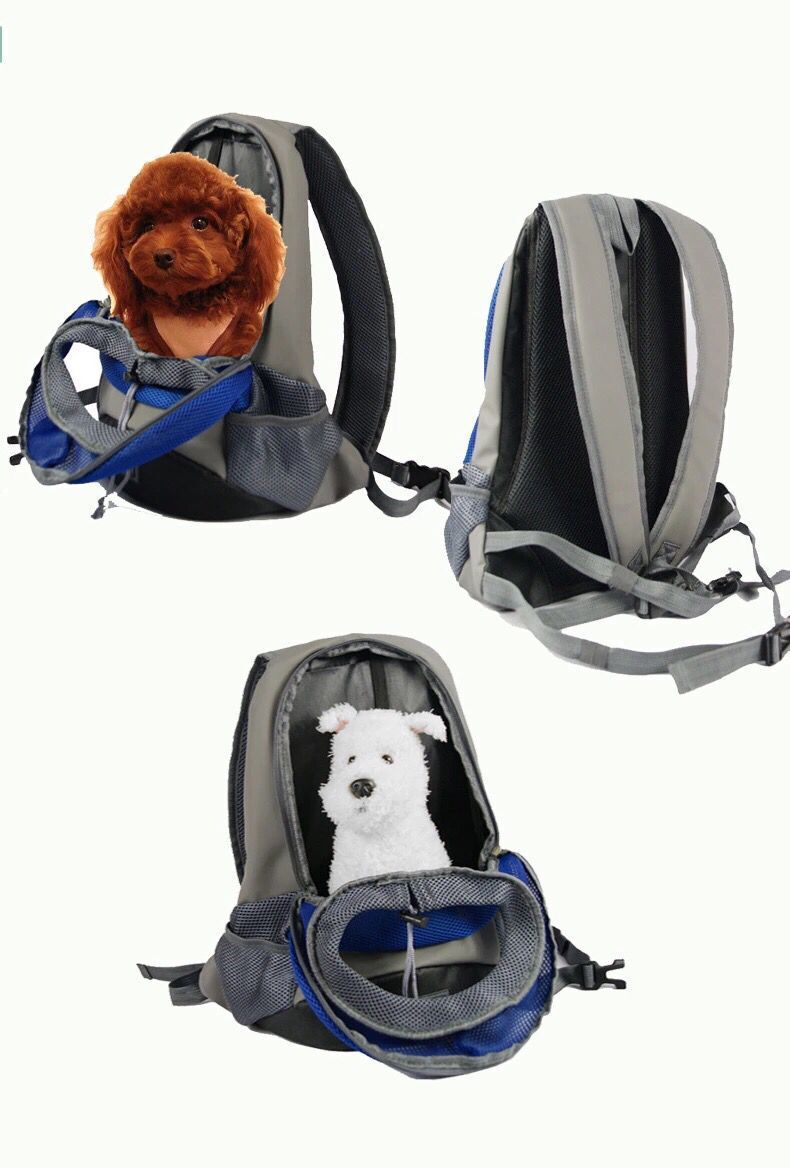New Pet Backpack Pet Backpack Dogs and Cats Chest Bag Convenient Travel Bag for Going out Factory Direct Sales