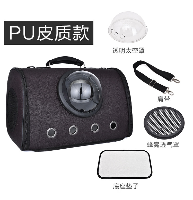 Pet Bag Transparent Space Capsule Reflective 2021 New Pet Cat Dog out Portable Pet Backpack
