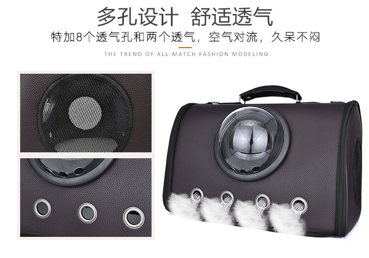 Pet Bag Transparent Space Capsule Reflective 2021 New Pet Cat Dog out Portable Pet Backpack
