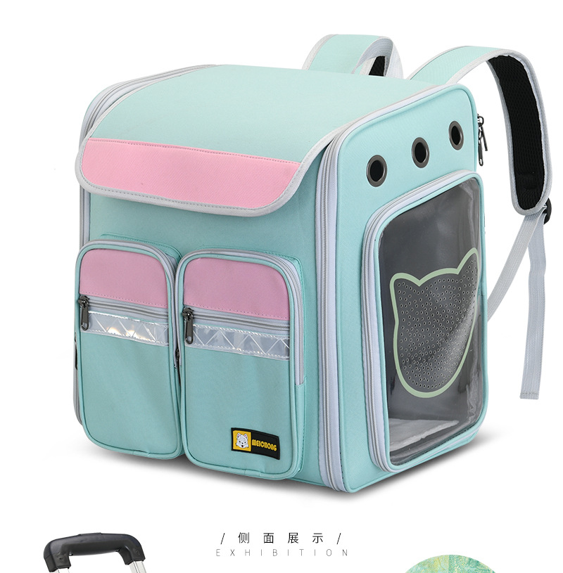 New Pet Trolley Bag Large Capacity Pet Luggage Pet Bag Dog Bag Pet Backpack Cat Bag