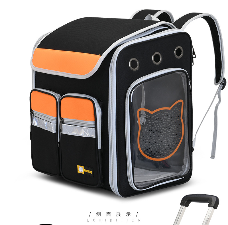 New Pet Trolley Bag Large Capacity Pet Luggage Pet Bag Dog Bag Pet Backpack Cat Bag