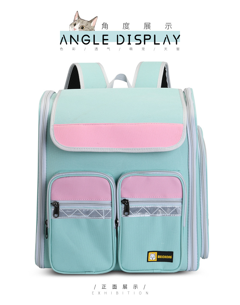 New Pet Trolley Bag Large Capacity Pet Luggage Pet Bag Dog Bag Pet Backpack Cat Bag