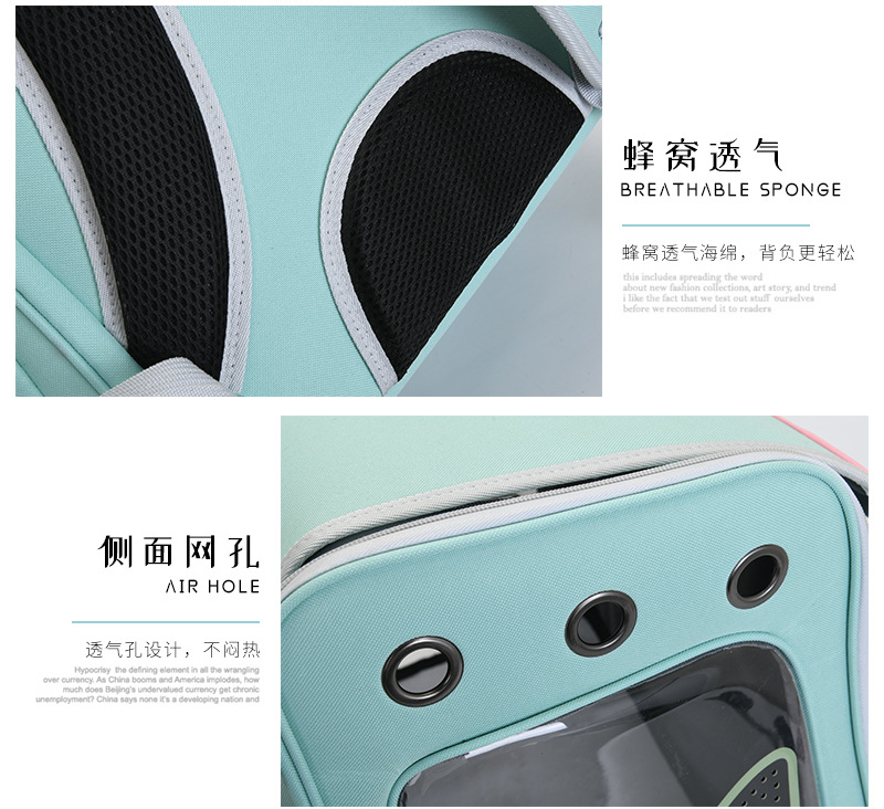 New Pet Trolley Bag Large Capacity Pet Luggage Pet Bag Dog Bag Pet Backpack Cat Bag