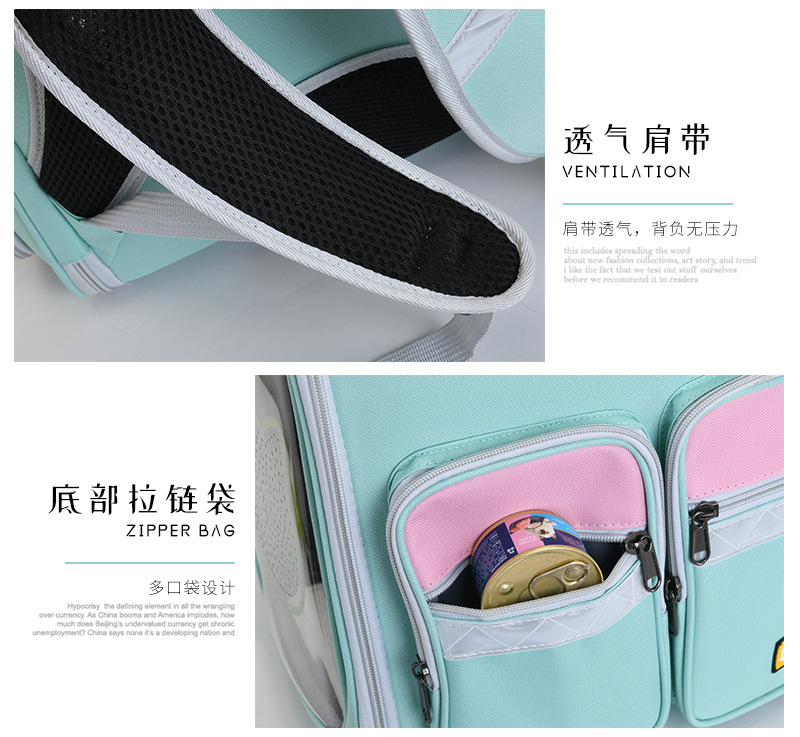 New Pet Trolley Bag Large Capacity Pet Luggage Pet Bag Dog Bag Pet Backpack Cat Bag