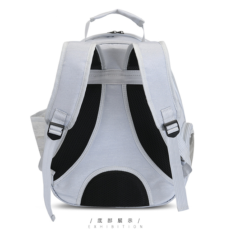 New Pet Bag Pet Backpack Solid Color Cat Bag Transparent Space Bag Outdoor Portable Space Capsule Dog Backpack