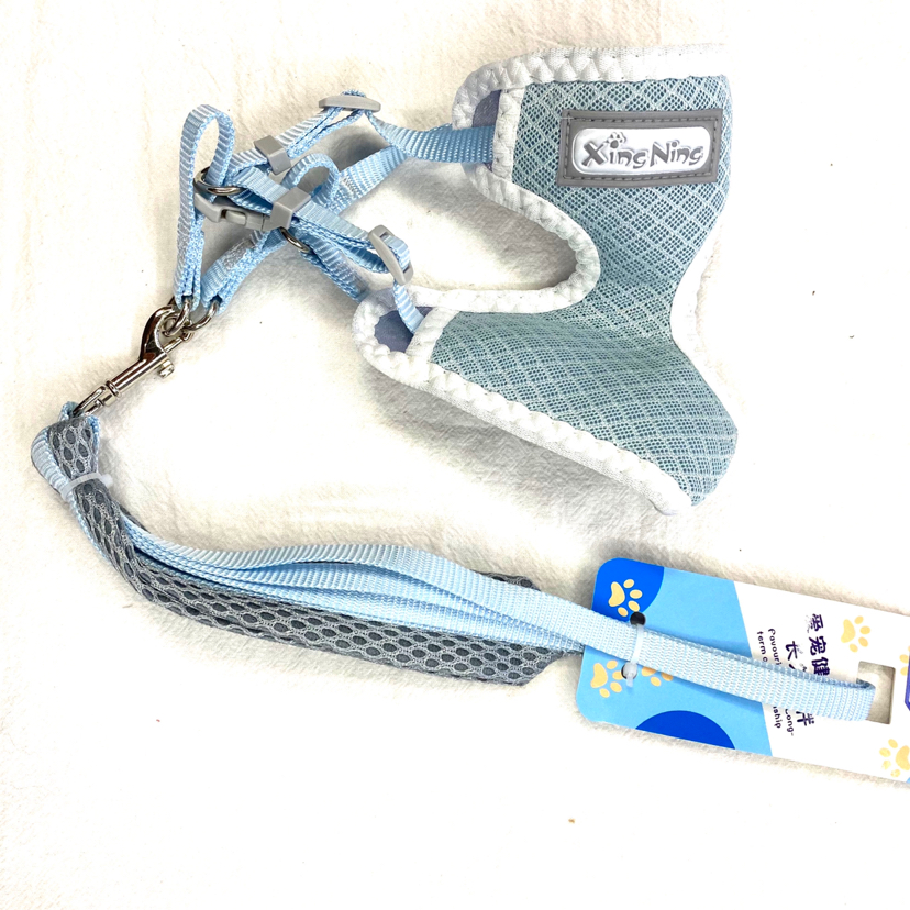 Pet Chain Breathable Mesh Webbing Chest Back for Cats and Dogs