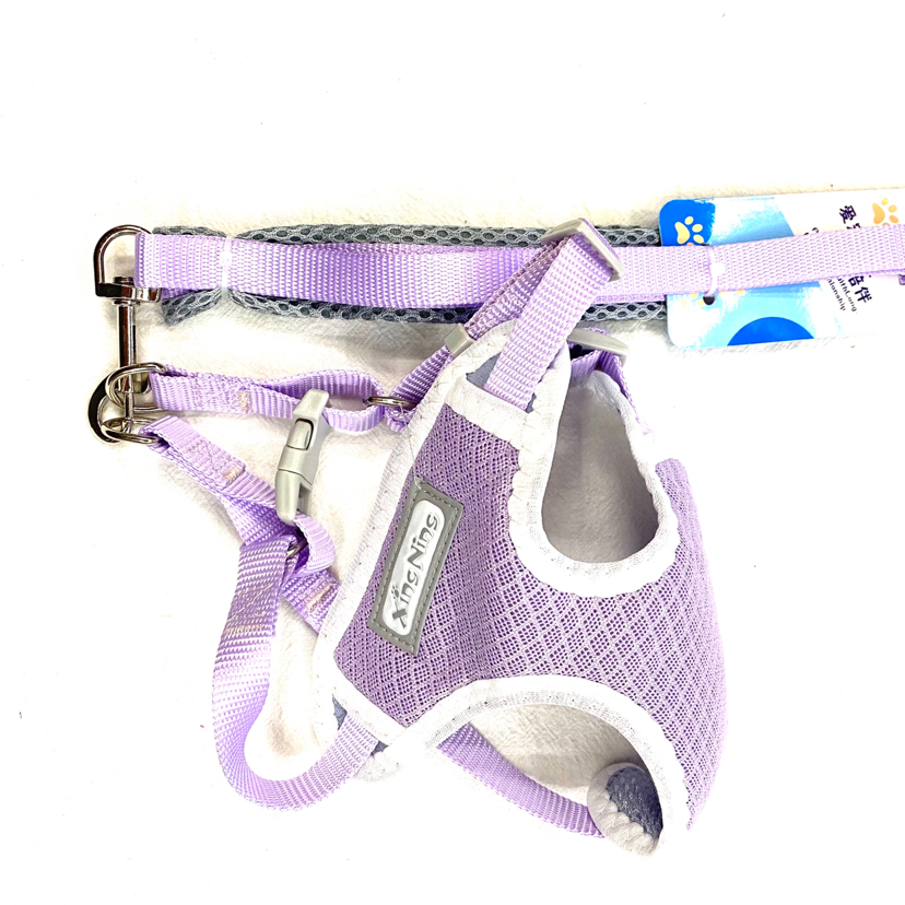 Pet Chain Breathable Mesh Webbing Chest Back for Cats and Dogs