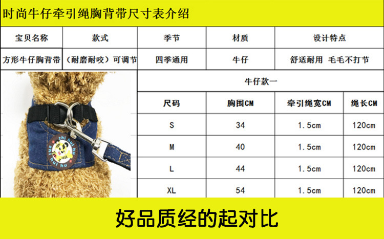 Upgraded Pet Vest Cowboy Chest Back Dog Cowboy Hand Holding Rope Cat Leash Set for Cats and Dogs