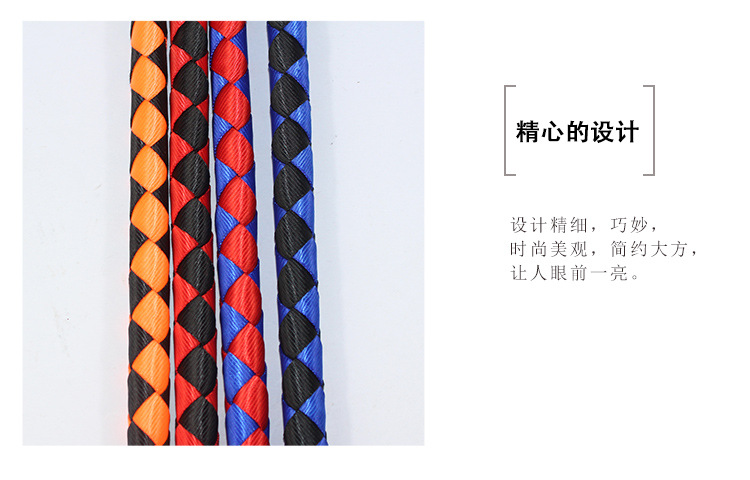 Processing Customized Hand-Woven Pet Traction Belt round Rope Chest Back Dog Hand Holding Rope Walking Dog