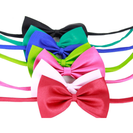 Factory Direct Sales Pet Tie Korean Style Cute Scarf Dog Cat Adjustable Bow Tie Collar