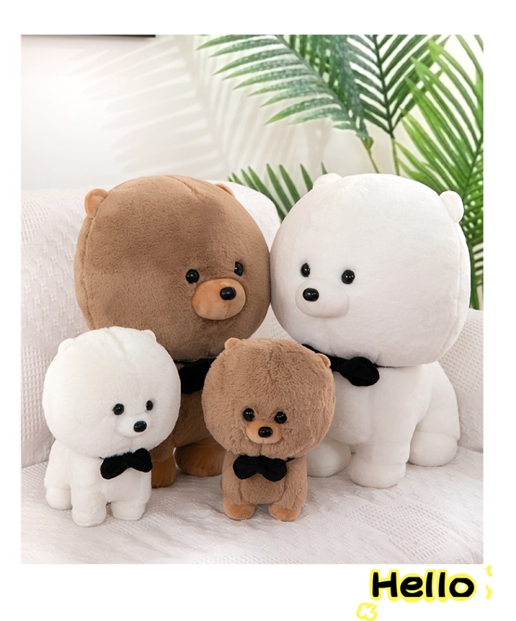 Rabbit Fur Dog Plush Toy than Bear Baby Rabbit Fur Puppy Doll Bow Tie Dog Children's Ragdoll Cross-Border Wholesale Rabbit Fur Dog Plush Toy than Bear Baby Rabbit Fur Puppy Doll Bow Tie Dog Children's Ragdoll Cross-Border Wholesale