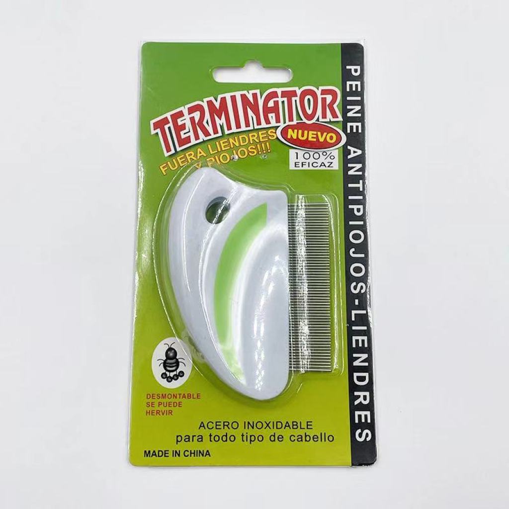 Pet Comb Dog Grooming Brush Plastic Hardcover Stainless-Steel Needle Pet Flea Comb Lice Removal Pet Comb Cleaning Supplies Pet Comb Dog Grooming Brush Plastic Hardcover Stainless-Steel Needle Pet Flea Comb Lice Removal Pet Comb Cleaning Supplies
