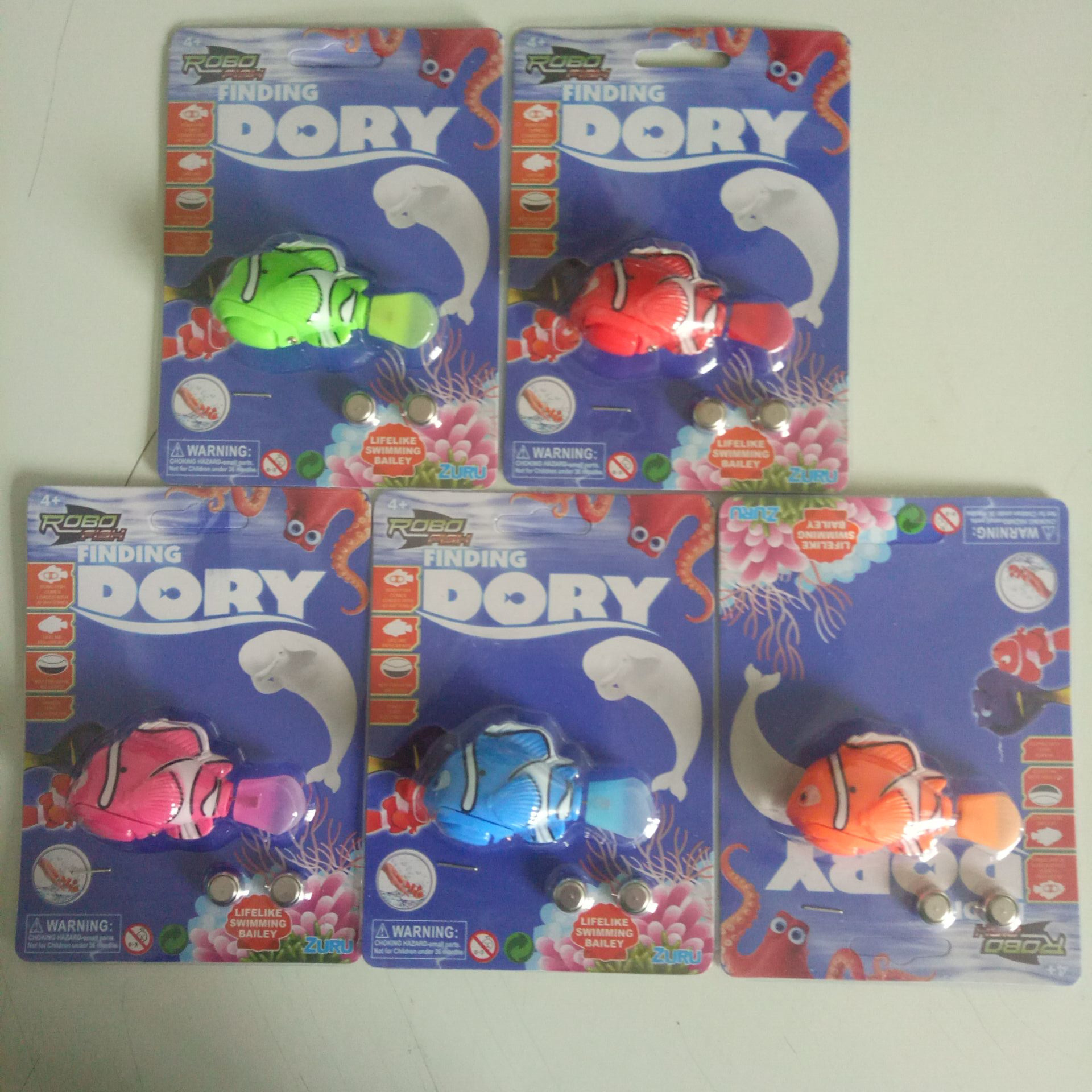 Foreign Trade Electric Fish Swimming Electronic Pet Fish Simulation Magic Light Induction Clownfish Bath Toys