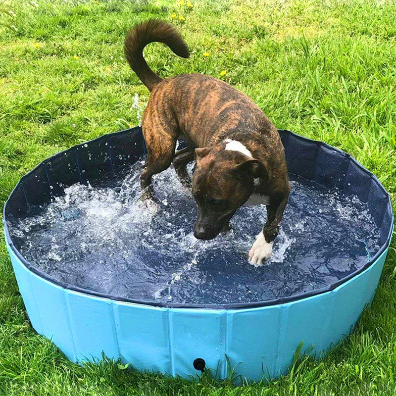 PVC Pet Pool Foldable Dog Bathtub Outdoor Portable Swimming Bath Cat Dog Cleaning Supplies