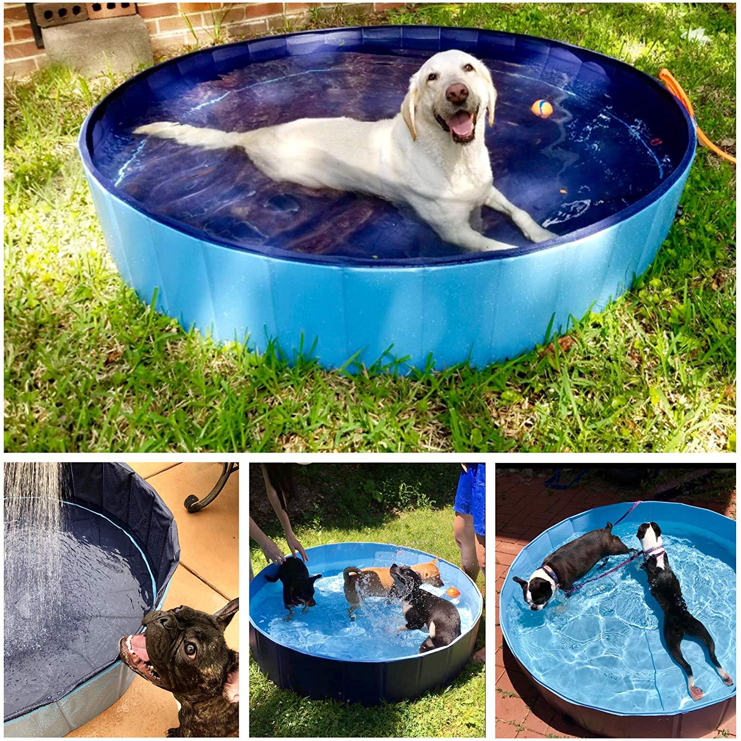 PVC Pet Pool Foldable Dog Bathtub Outdoor Portable Swimming Bath Cat Dog Cleaning Supplies PVC Pet Pool Foldable Dog Bathtub Outdoor Portable Swimming Bath Cat Dog Cleaning Supplies