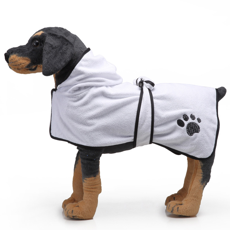 Amazon Hot Strong Absorbent Dog Towel Cat Shower Bath Towel Bathrobe Blanket Dual-Purpose Pet Supplies