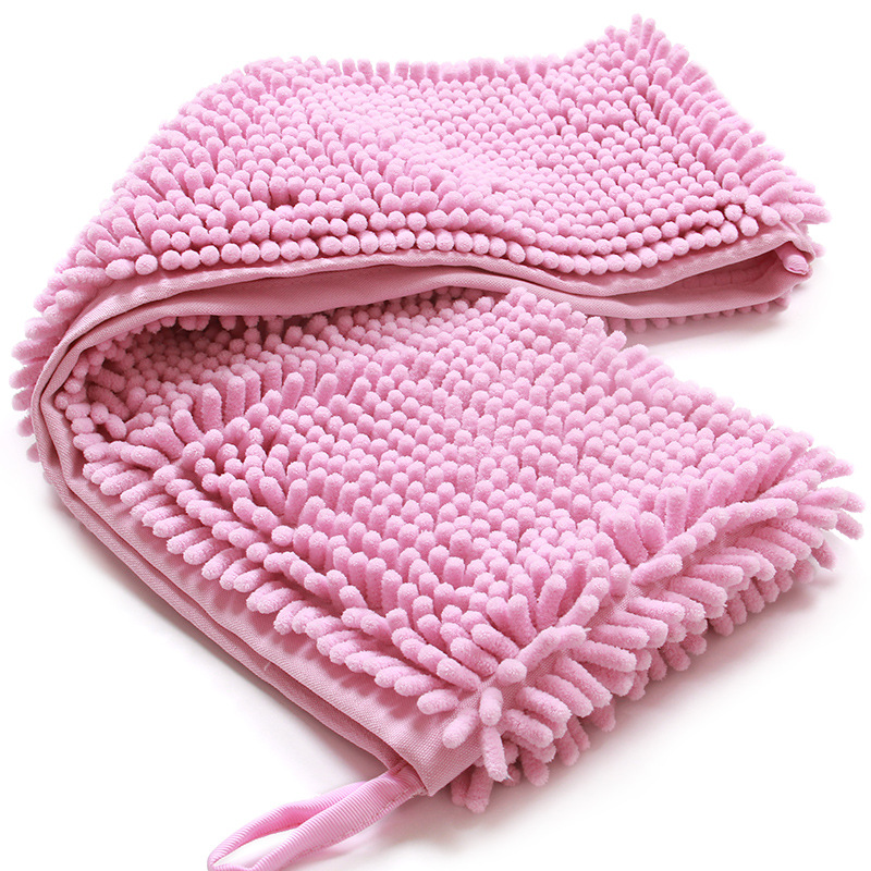 DogCat Bath Pet Towel Super Water Absorbing Blanket Bath Towel Quick Dry Extra Large Fiber Chenille