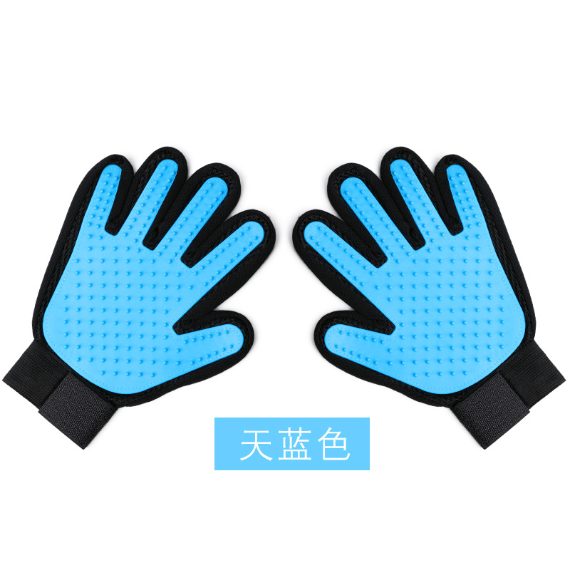  Cat Pet Cleaning Roll Fir Gloves Pet Grooming Gloves for Massage Silicone Dog Bath Massage Brush