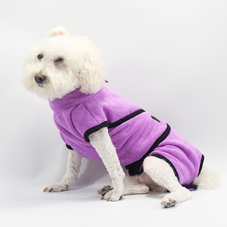 Pet It Amazon Hot Selling Absorbent Pet Bathrobe 365G Microfiber Big Dog Bath Bathrobe Thickening Currently Available