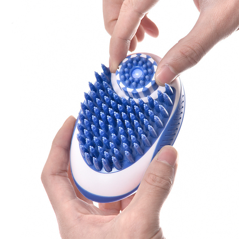 Brush Bath Massage Brush Convenient Small and Medium Size for Cats and Dogs Cleaning Bath Brush CrossBorder Pet Supplies
