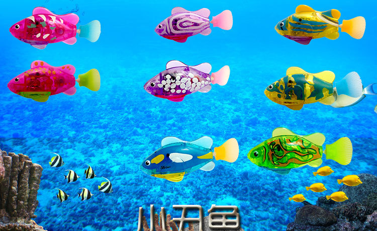 Pet toy Electric fish Water Toy baby Bath Electronic Transparent Luminous Fish Summer Products Douyin Hot Sales