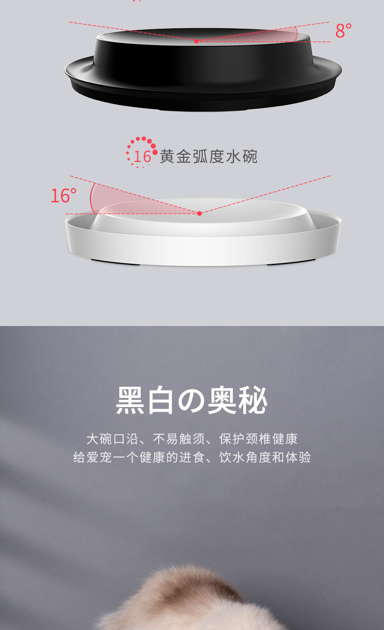 Brand Customized Pet Supplies Chinese Style Reversi Dog Bowl Separated Double Bowl Cat Bowl Anti-Tumble Pet Bowl Brand Customized Pet Supplies Chinese Style Reversi Dog Bowl Separated Double Bowl Cat Bowl Anti-Tumble Pet Bowl