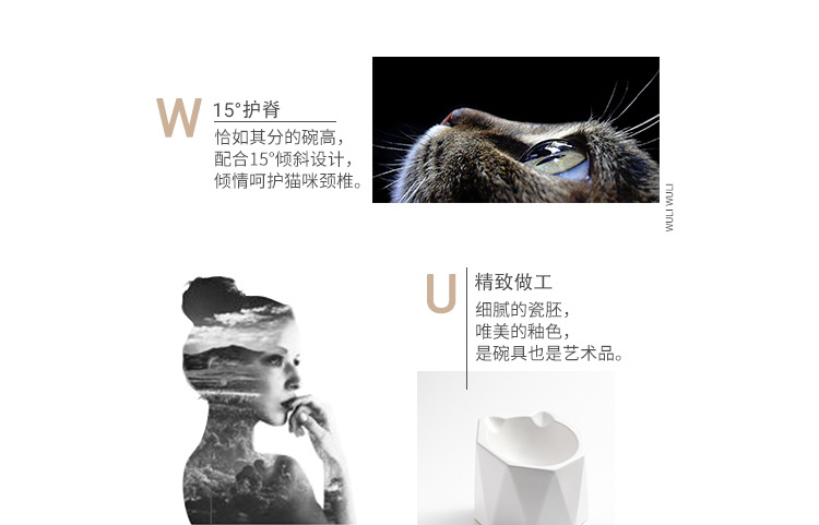 New Geometric Six-Side Exquisite Bowl Ceramic Pet Bowl Dogs and Cats Food and Drink Food Basin Factory Direct Sales New Geometric Six-Side Exquisite Bowl Ceramic Pet Bowl Dogs and Cats Food and Drink Food Basin Factory Direct Sales