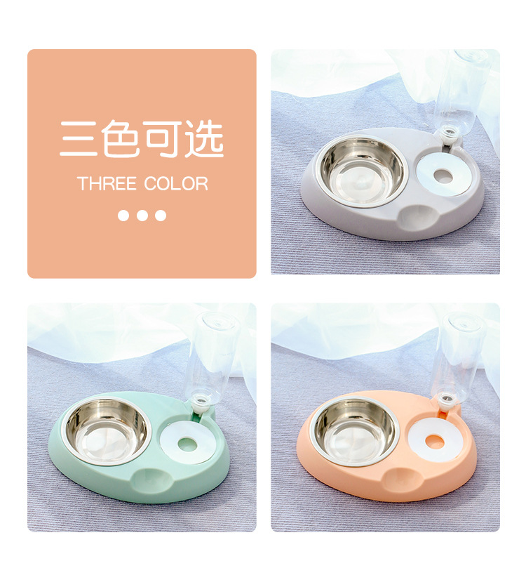 Cat Bowl Double Bowl Cat Food Holder Cat Food Bowl Cat Food Basin Cat Water Bowl Pet Bowl Dog Bowl Anti-Tumble Automatic Drinking Water Cat Bowl Double Bowl Cat Food Holder Cat Food Bowl Cat Food Basin Cat Water Bowl Pet Bowl Dog Bowl Anti-Tumble Automatic Drinking Water